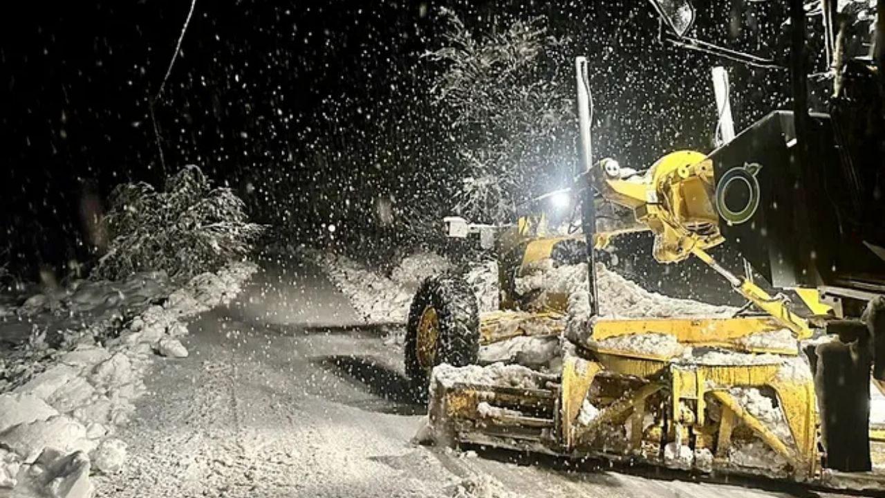 Ordu-Sivas Karayolu Yoğun Kar Yağışı Sonrası Açıldı