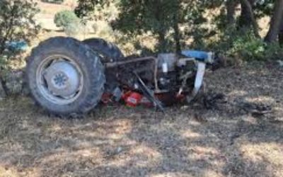 Tokat’ta Traktör Devrildi, Sürücü Öldü