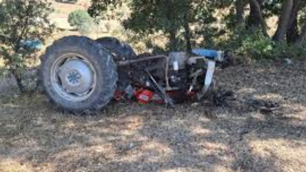 Tokat'ta Traktör Devrildi, Sürücü Öldü