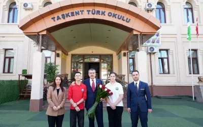 Milli Eğitim Bakanı Tekin, Özbekistan’da Okul Ziyaretinde Bulundu
