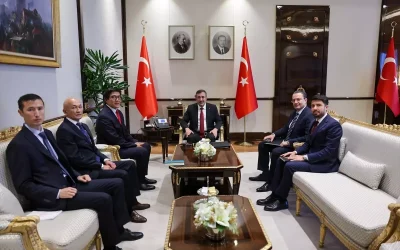 Cumhurbaşkanı Yardımcısı Yılmaz, Kırgızistan Heyetini Ağırladı