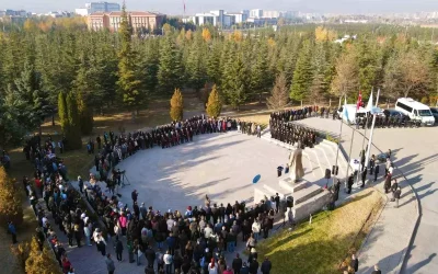 Atatürk’ün vefatının 87. yılında anıldı.