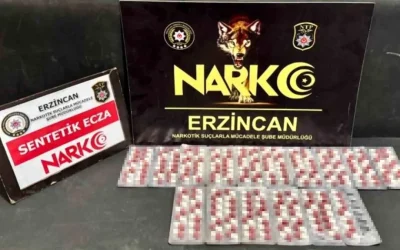 Erzincan’da Uyuşturucu Operasyonu: 216 Sentetik Ecza Yakalandı