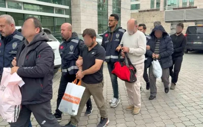 Samsun’da FETÖ Operasyonu: 1 Kişi Ev Hapsinde, 4 Kişi Serbest Kalıcı
