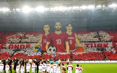 Kocaelispor taraftarının milli maçta sergilediği koreografi ödüle layık görüldü