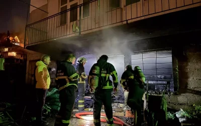 Rize’deki Müstakil Evde Yangın Çıktı