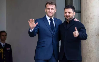 Zelenskiy ve Macron, Barış için Paris’te Buluşuyor