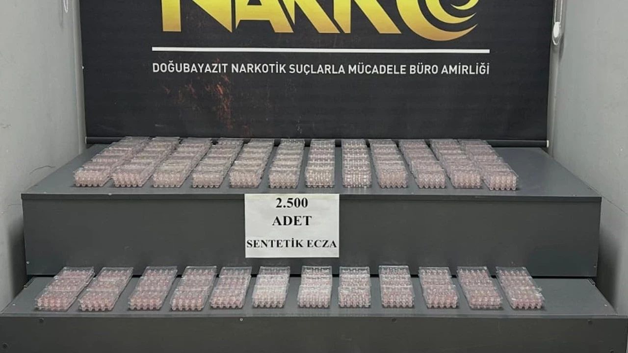 Doğubayazıt’ta Narkotik Operasyonu TIR Dorsesinde 2 Bin 500 Uyuşturucu Hap Bulundu