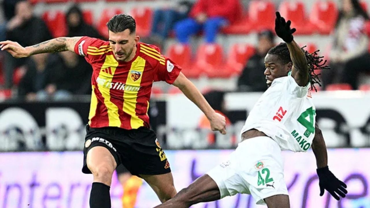 Kayseri’de sessiz 90 dakika Kayserispor ile Alanyaspor yenişemedi