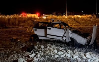 Kütahya’da kontrolden çıkan otomobil tarlaya savruldu: Sürücü yaralı