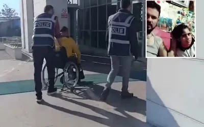 Canlı yayında kadına şiddet uygulayan şahıs yakalandı