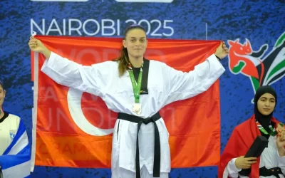 Zehra Begüm Kavukcuoğlu Ümitler Tekvando Şampiyonası’nda altın madalya aldı